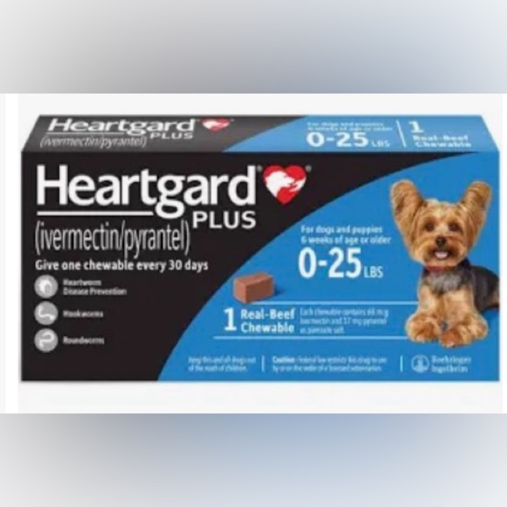 HEARTGARD PLUS for Dogs 0-25lbs